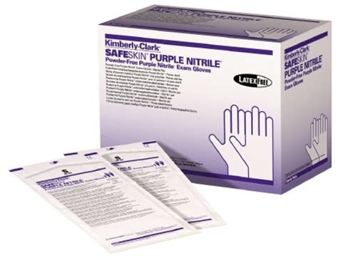 Kimberly Clark Purple Nitrile Exam Gloves By Kimberly Clark