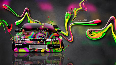 Картинки Tony Kokhan Nissan Silvia S14 Jdm Art Super Plastic