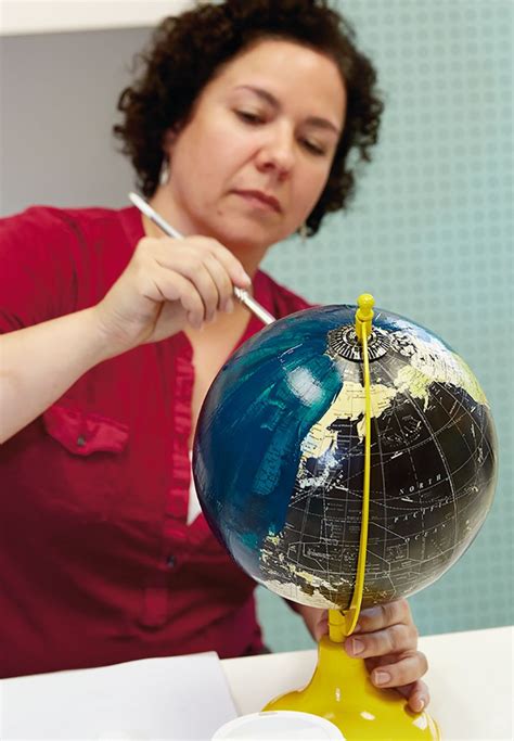 Laura E Hosted A Globe Painting Workshop And Shares Tips For Creating A Globe Of Your Own A