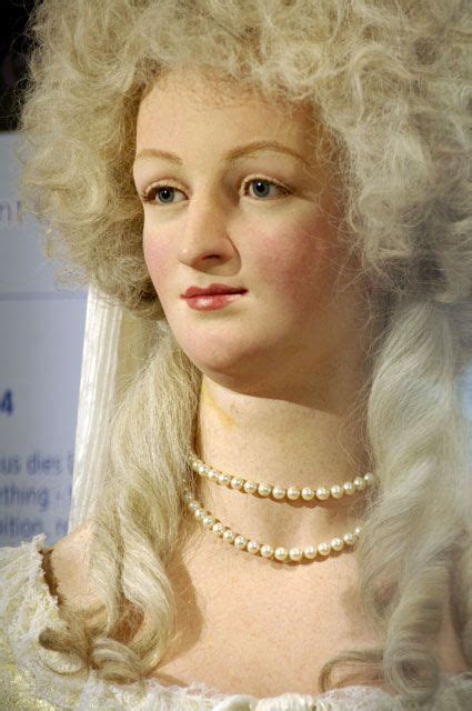 Wax Figure Of Marie Antoinette At Madame Tussauds In London Louis Xvi