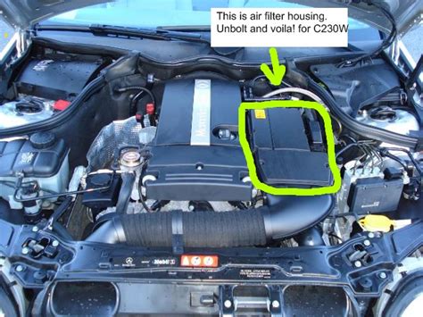 Where is fuel pump relay located on 1998 mercedes slk230. C230WZ: 2007 : How can I change the air filter - Mercedes ...