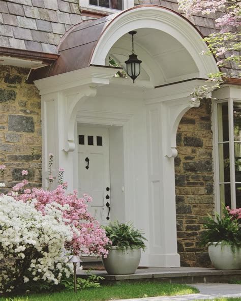 Sneak Peek A Portico With Traditional Trim Details And A Charming