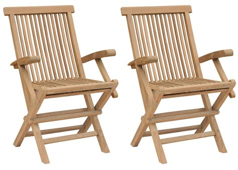 The chairs will recline in multiple positions and fold for convenient storage in limited spaces. Teak Wood California Folding Arm Chair (set of 2) | Teak, Chair, Bedroom cupboard designs