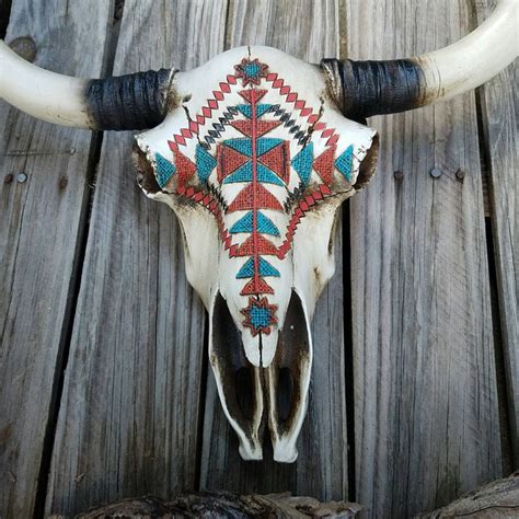 16 Best Decorated Longhorn Skulls Images On Pinterest Longhorn Skulls