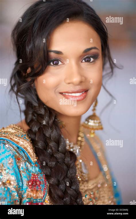 East Indian Woman Stock Photo Alamy