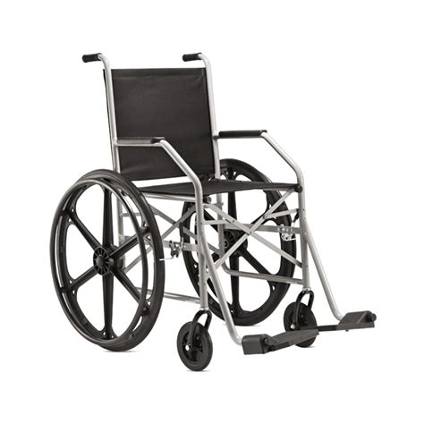 Cadeira De Rodas Manual Dobrável Em Aço Modelo 1009 Jaguaribe