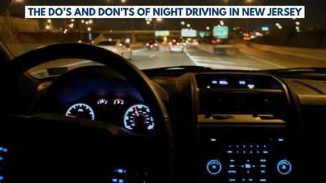 Dos And Donts Of Night Driving In New Jersey