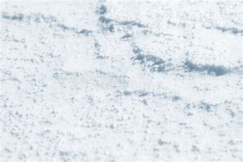Fresh Snow Background Texture Winter Background With Snowflakes And