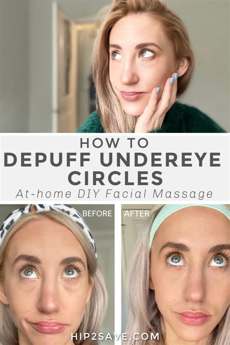 De Puff Undereye Circles W Lymphatic Drainage Massage Hip2save