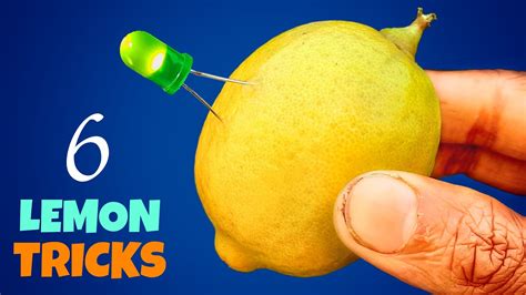 6 Amazing Lemon Tricks Easy Science Experiments With Lemon Youtube
