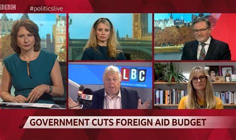Foreign Aid Nick Ferrari Cuts Off Labour Mp In Fiery Row How Does It Help Taxpayers