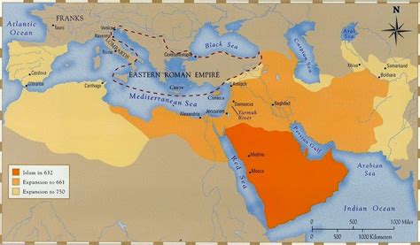 Anthropology Of Accord Map On Monday The Spread Of Islam To 750 Ad