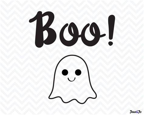 Ghost Boo Svgboo Ghost Svgbaby Halloween Svg Boo Svgboo Etsy