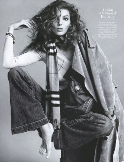 Daria Werbowy In Burberry For Vogue Paris