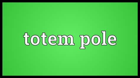 Coming from totem pole country (wa state) you definitely have great respect for the indian heritage. Totem pole Meaning - YouTube