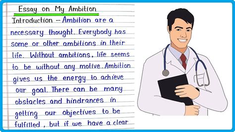 Essay On My Ambition In English Write An Essay On My Ambition My