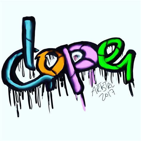 Artistrl — Dope Graffiti Font Words Neon Flourescent