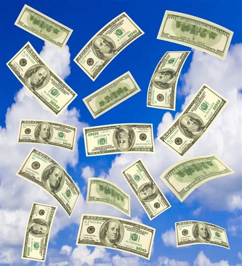 Money Falling From The Sky — Stock Photo © Domencolja 3047108
