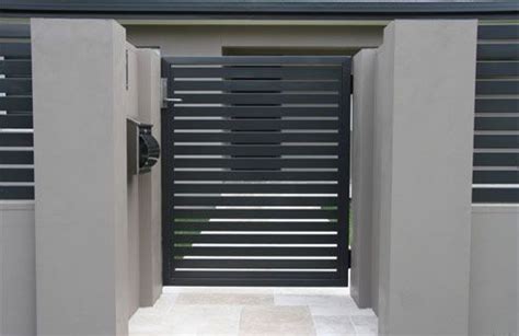 See more ideas about gate design, door gate design, iron gate design. Image result for cladding grey composite | Iron garden ...
