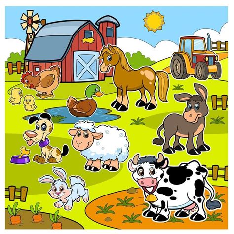 Cool Farm Animal Clipart For Teachers Exploring Emotions Through Activities