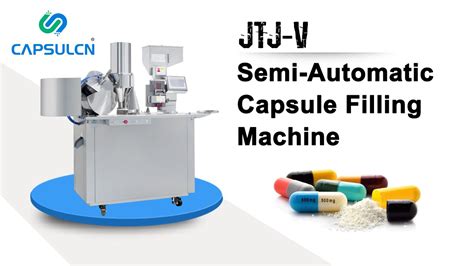 Semi Automatic Capsule Filling Machine Automatic Turntable New Configuration Jtj V Youtube