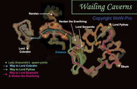 Map Of Wailing Caverns Black Sea Map