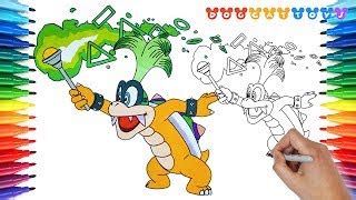 How To Draw Wendy From Super Mario - Draw Easy