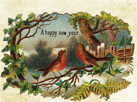 Vintage New Year Greeting Free Stock Photo Public Domain Pictures