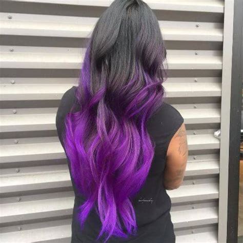 Bellami purple ombre hair extensions are premium 100% remy hair extensions are available for various shades of black, brown and blonde hair. Spruce Up Your Purple with An Ombre: 50 Ideas Worth ...