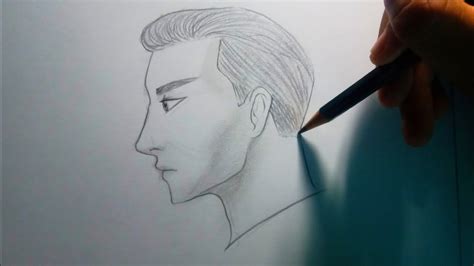 Simple Side Profile Drawing Tutorial Youtube