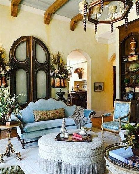 40 Extraordinary French Country Living Room Decor Ideas ...