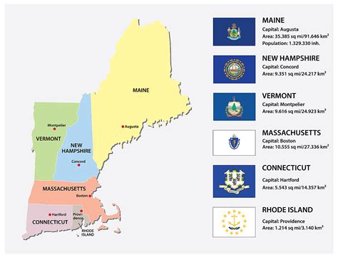 New England United States Worldatlas