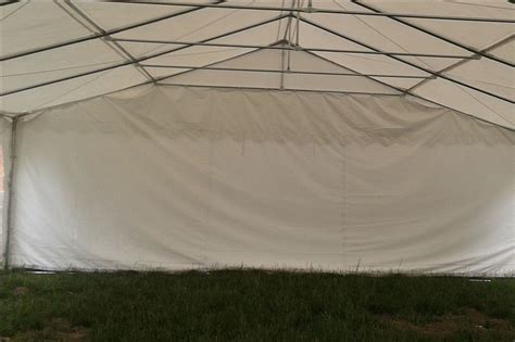 white pvc party tent