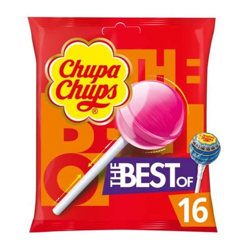 Bonbons sucettes The Best Of CHUPA CHUPS le paquet de g à Prix Carrefour