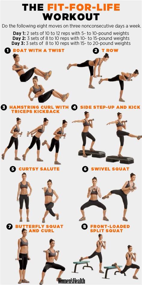 Fit For Life Workout Exercise Stay Fit Womens Health Magazine