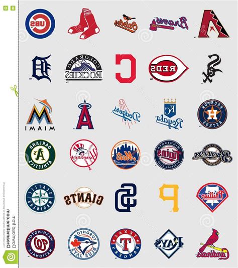 Major League Baseball Logo Vector At Collection Of