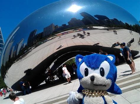 Sonic The Hedgehog On Twitter Traveltuesday Sonic At Cloud Gate In
