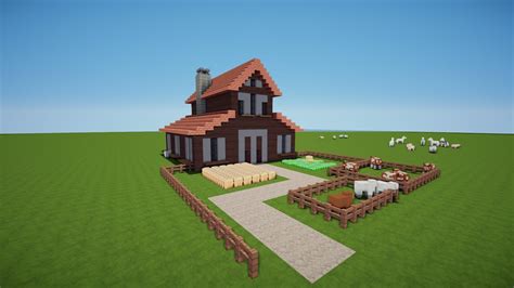 I was flipping through pages and pages of google images looking for inspiration for my next build. MINECRAFT BAUERNHOF HAUS bauen TUTORIAL HAUS 152 - YouTube