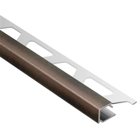 Schluter schiene edge trim, the original finishing threshold strip or diminishing profile, finishes tiled surfaces and protects the outer edges of ceramic and natural stone floor coverings from mechanical. Shop Schluter Systems 1/2-in Tuscan Beige Right-Angle Edge ...