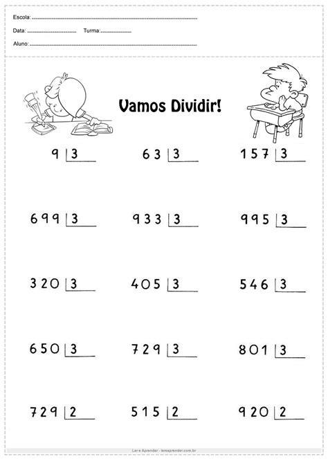 Atividades Com Operações Inversas Multiplicação E Divisão 4 Ano Educa