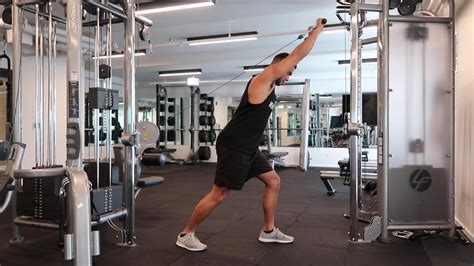 Overhead Cable Tricep Extension Ms Youtube