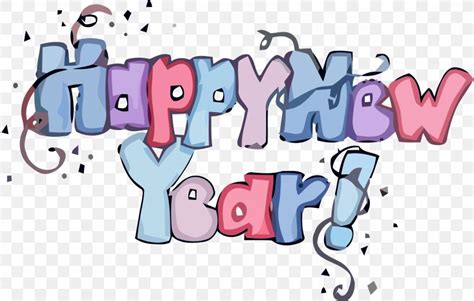 Happy New Year Png 3074x1956px Happy New Year Cartoon Pink Text