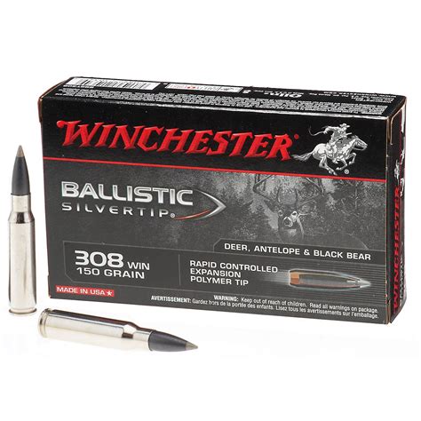 Winchester Supreme Ballistic Silvertip 308 Winchester 150 Grain Rifle