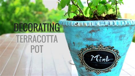 How To Chalk Paint Old Terracotta Pot Idea Youtube