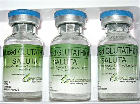 Saluta Glutathione IV is Rocking With Pinkish White Glow
