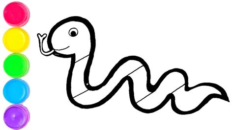 How To Draw A Snake Step By Step For Kids