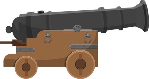 Ancien Cannon Clipart Design Illustration 9397944 Png