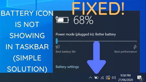 Battery Icon Is Not Showing In Taskbar Windows 10817