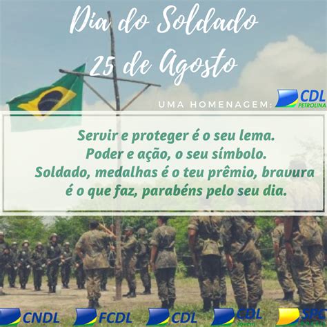 Dia 25 De Agosto Dia Do Soldado