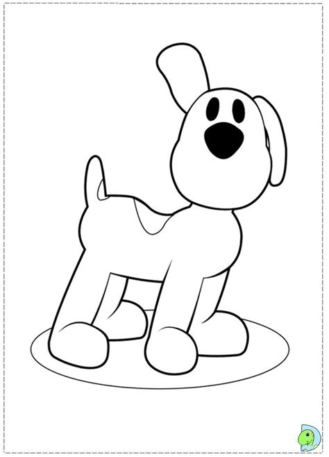 All coloring pages found here are believed to be in the public domain. Pocoyo Coloring page- DinoKids.org